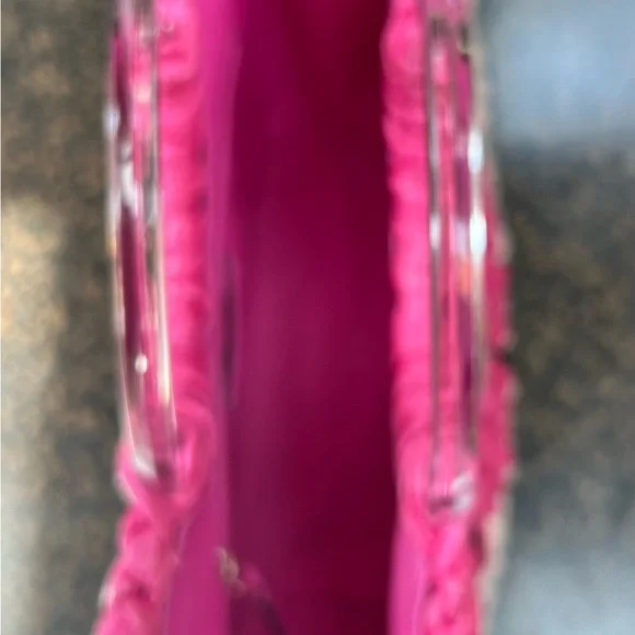 Kate Spade Pink and Green Woven Clutch - Picture 4 of 7